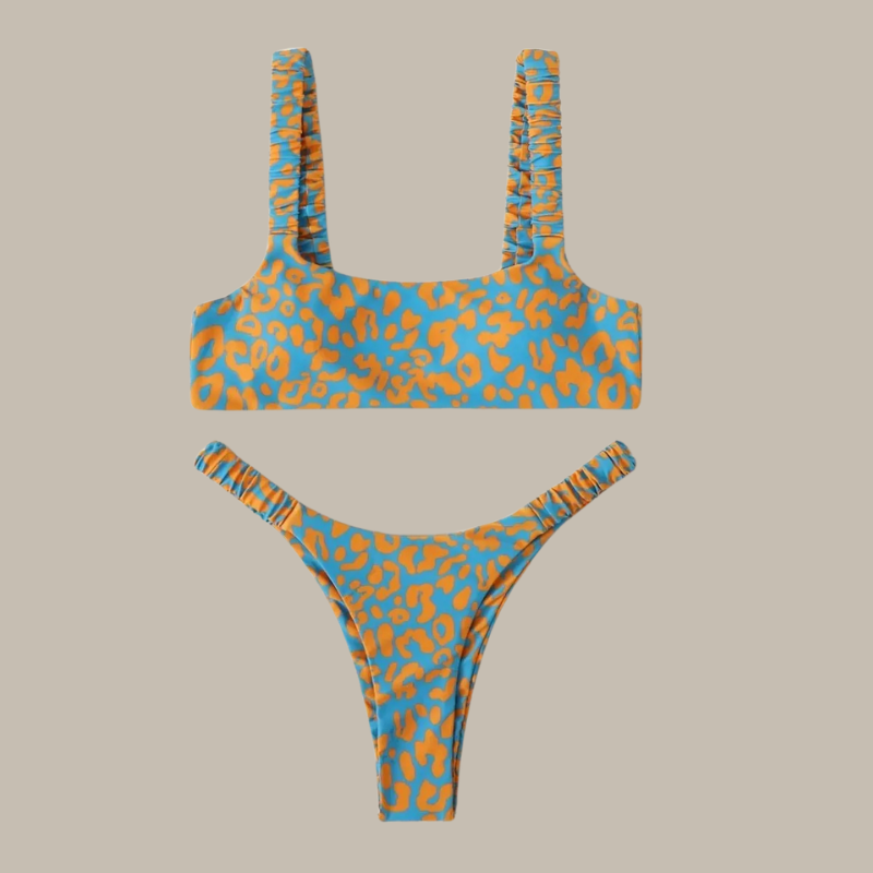 Esmee - Micro Printed Bikini Set-Jordyn the Label