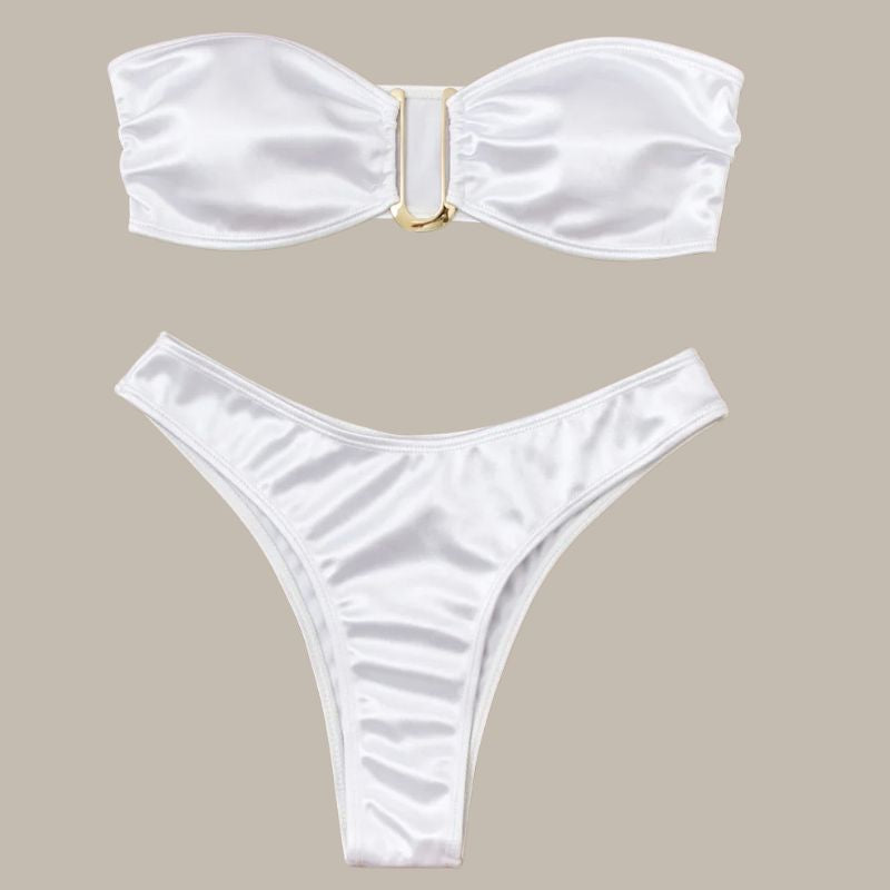 Noor - Strapless U-Shaped Swimwear-Jordyn the Label