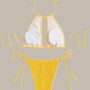 Ella - Smocked Halter Tie Bikini-Jordyn the Label