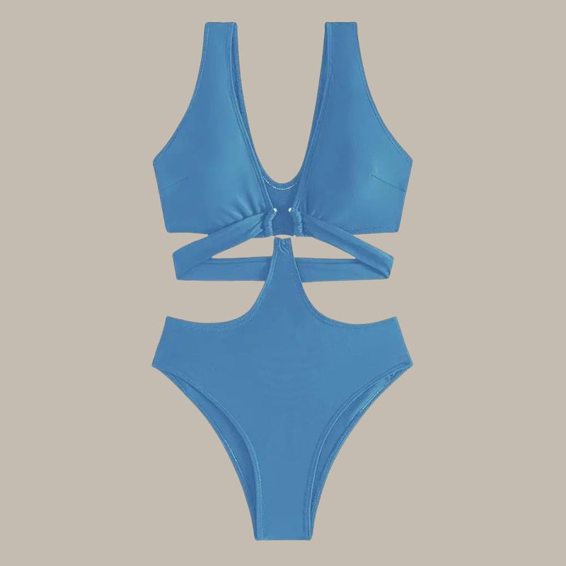 High Waist One piece Swimsuit-Jordyn the Label
