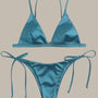 Nora - Metallic Satin Brazilian Bikini-Jordyn the Label