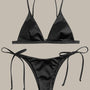 Nora - Metallic Satin Brazilian Bikini-Jordyn the Label