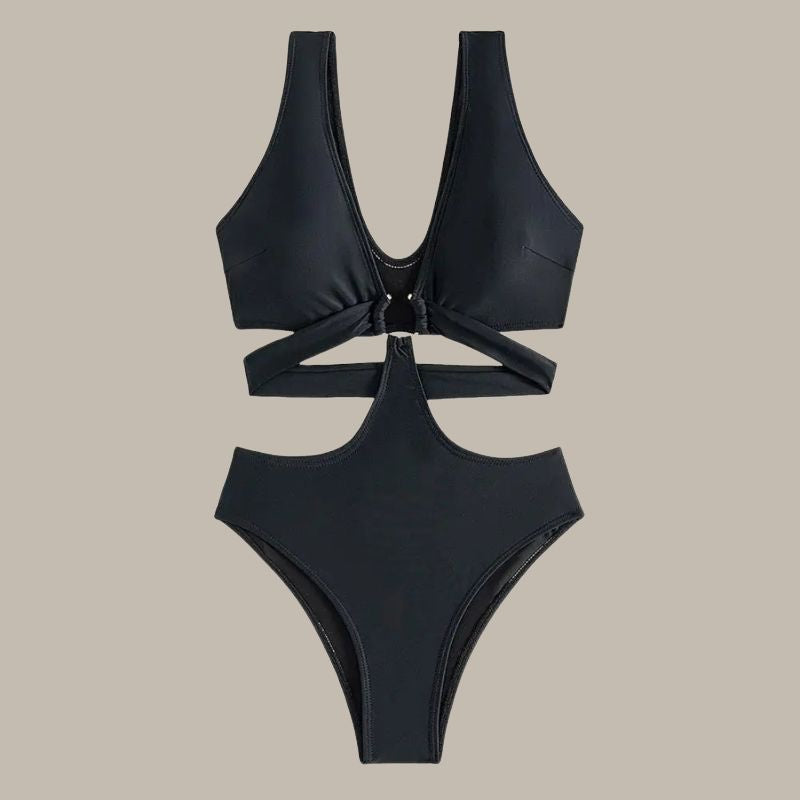 High Waist One piece Swimsuit-Jordyn the Label