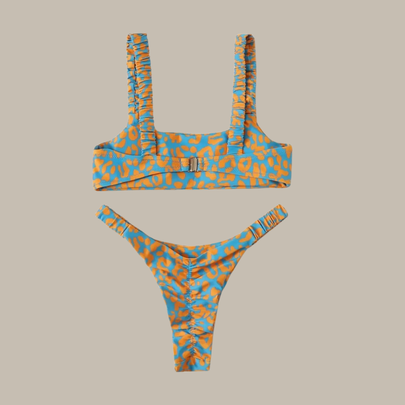 Esmee - Micro Printed Bikini Set-Jordyn the Label