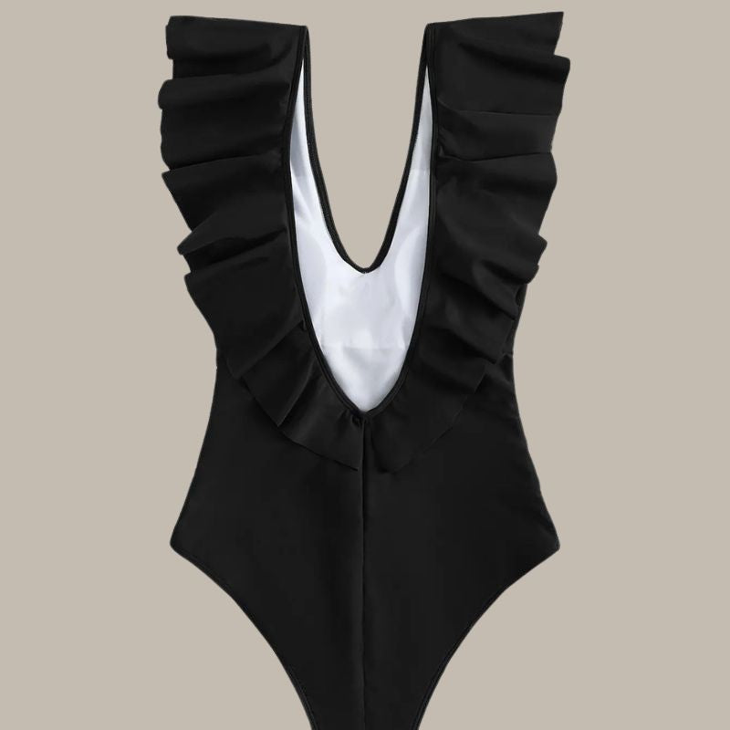 Amira Backless Ruffle Swimsuit-Jordyn the Label