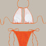 Ella - Smocked Halter Tie Bikini-Jordyn the Label