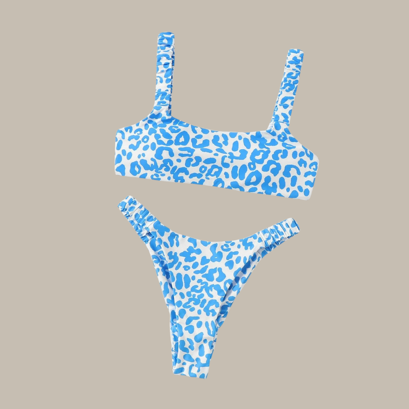 Esmee - Micro Printed Bikini Set-Jordyn the Label