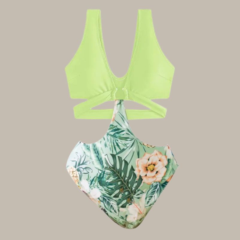 High Waist One piece Swimsuit-Jordyn the Label