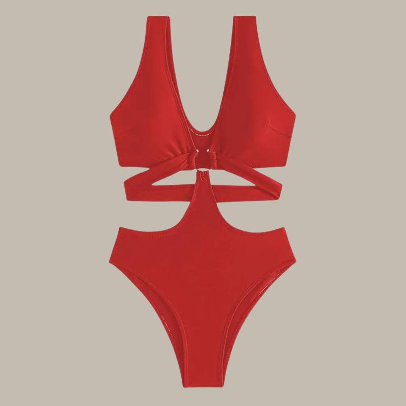 High Waist One piece Swimsuit-Jordyn the Label
