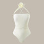 Alana Bandeau Flower Monokini Swimwear-Jordyn the Label