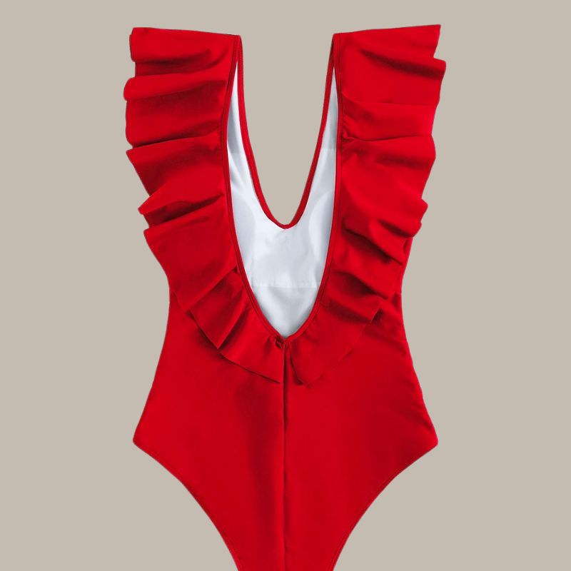 Amira Backless Ruffle Swimsuit-Jordyn the Label