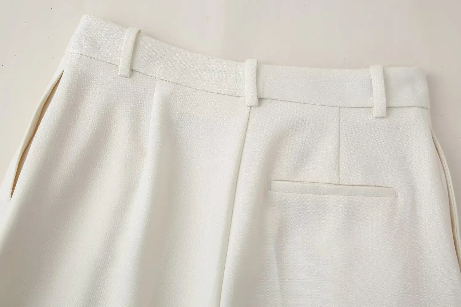 2 Piece Vest and Pants Set – Sleeveless Crop Blazer Top & High Waist Wide Leg Pants