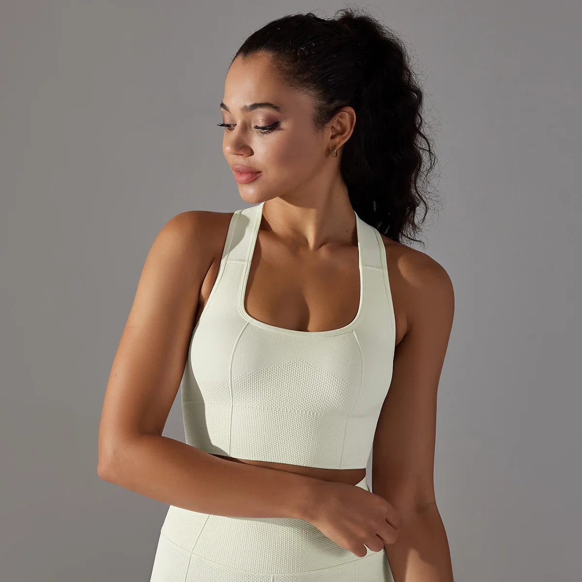 Seamless Racerback Sports Bra – Gym, Yoga & Pilates Activewear