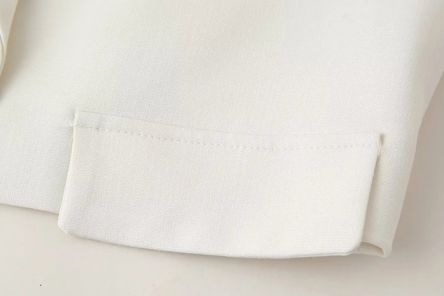 2 Piece Vest and Pants Set – Sleeveless Crop Blazer Top & High Waist Wide Leg Pants