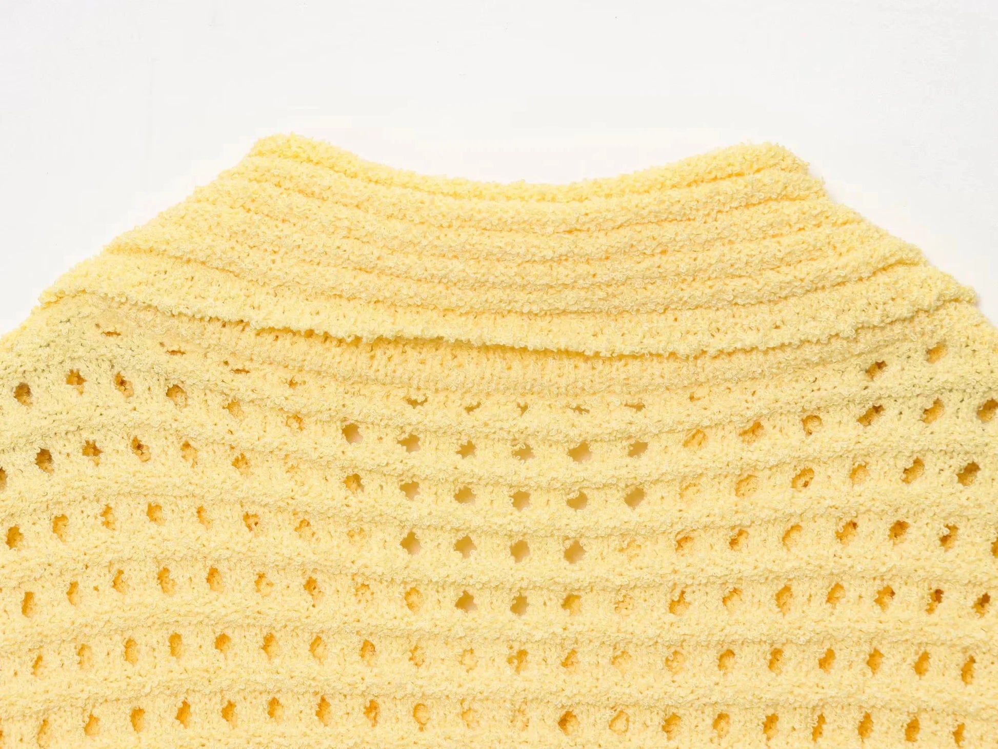 Knitted Two Piece Set – Tassel Short Sleeve Top & Mini Skirt Co ord Outfit