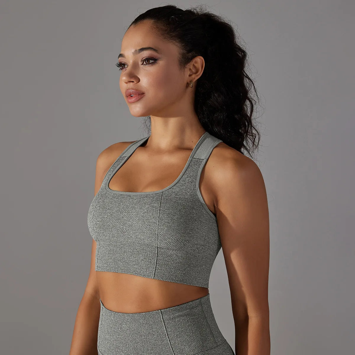 Seamless Racerback Sports Bra – Gym, Yoga & Pilates Activewear