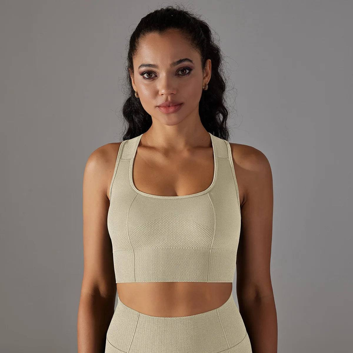 Seamless Racerback Sports Bra – Gym, Yoga & Pilates Activewear