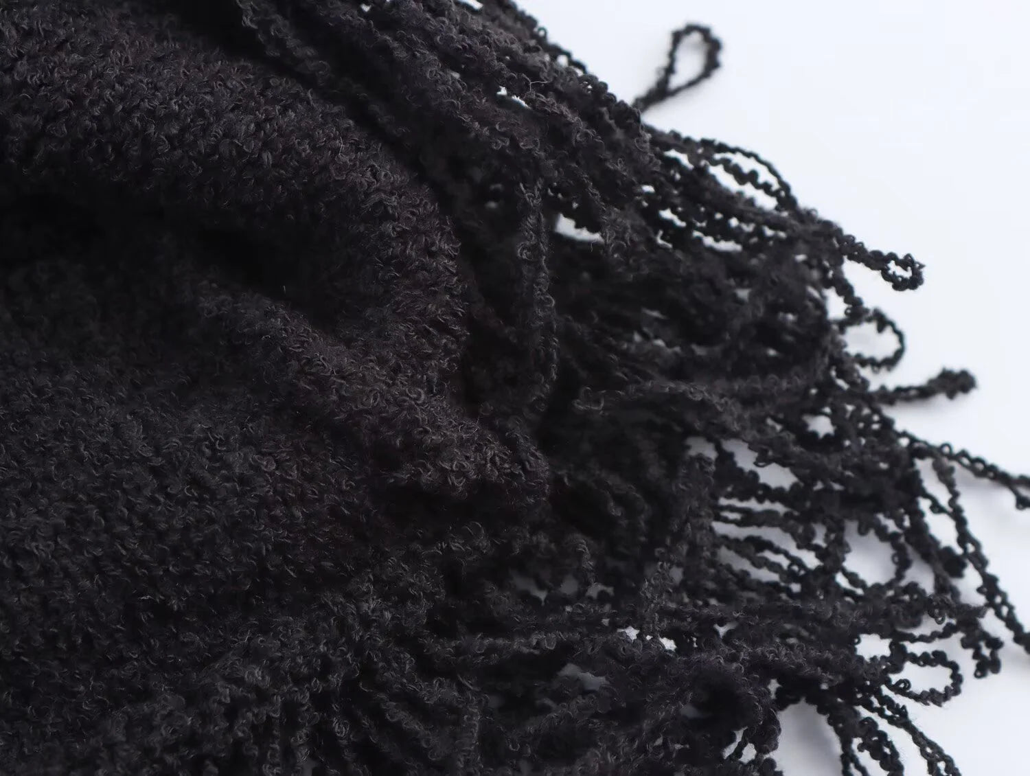 Knitted Two Piece Set – Tassel Short Sleeve Top & Mini Skirt Co ord Outfit