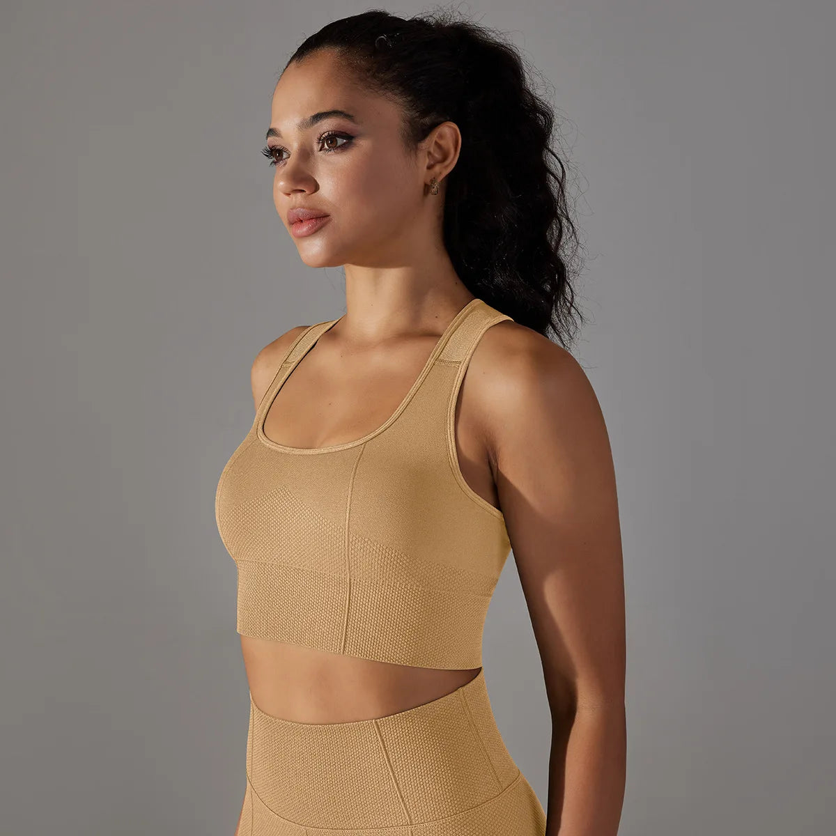Seamless Racerback Sports Bra – Gym, Yoga & Pilates Activewear