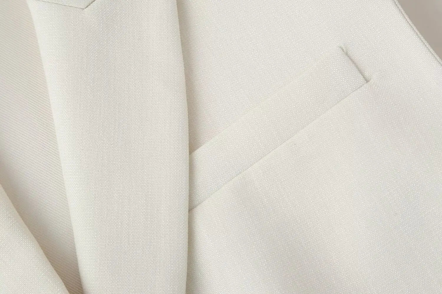 2 Piece Vest and Pants Set – Sleeveless Crop Blazer Top & High Waist Wide Leg Pants