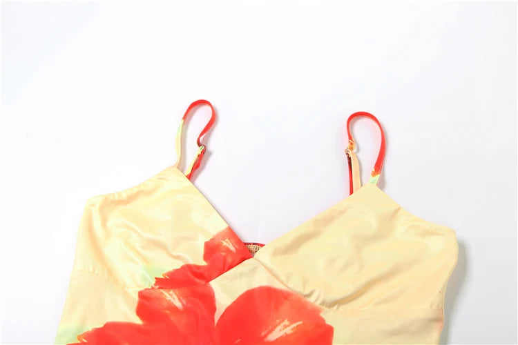 Stylish Print Two Piece Set – Satin Crop Top and Maxi Skirt