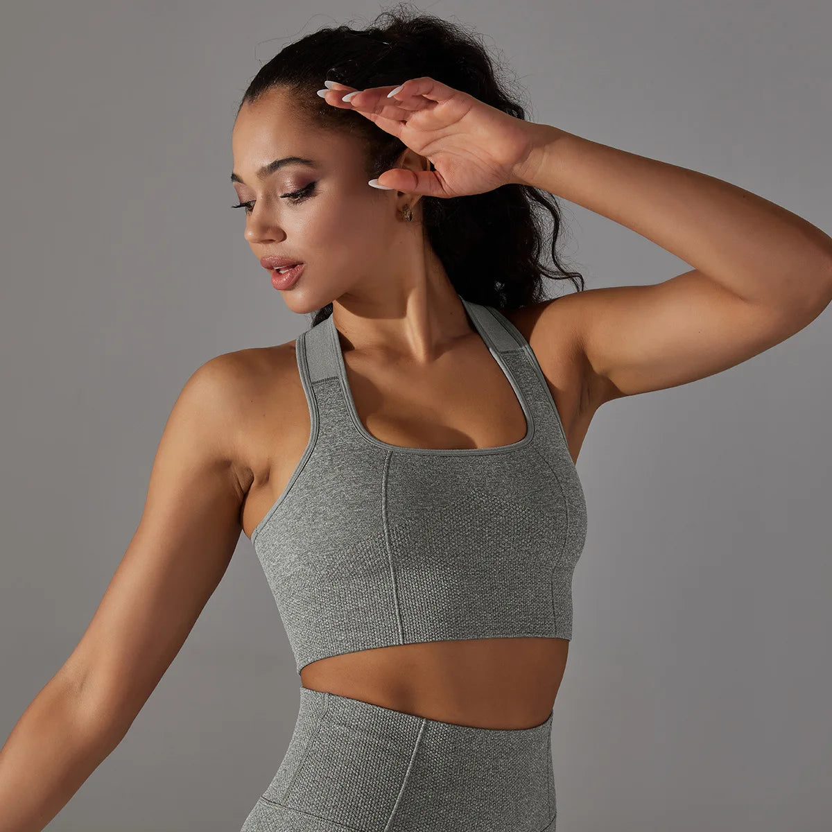 Seamless Racerback Sports Bra – Gym, Yoga & Pilates Activewear