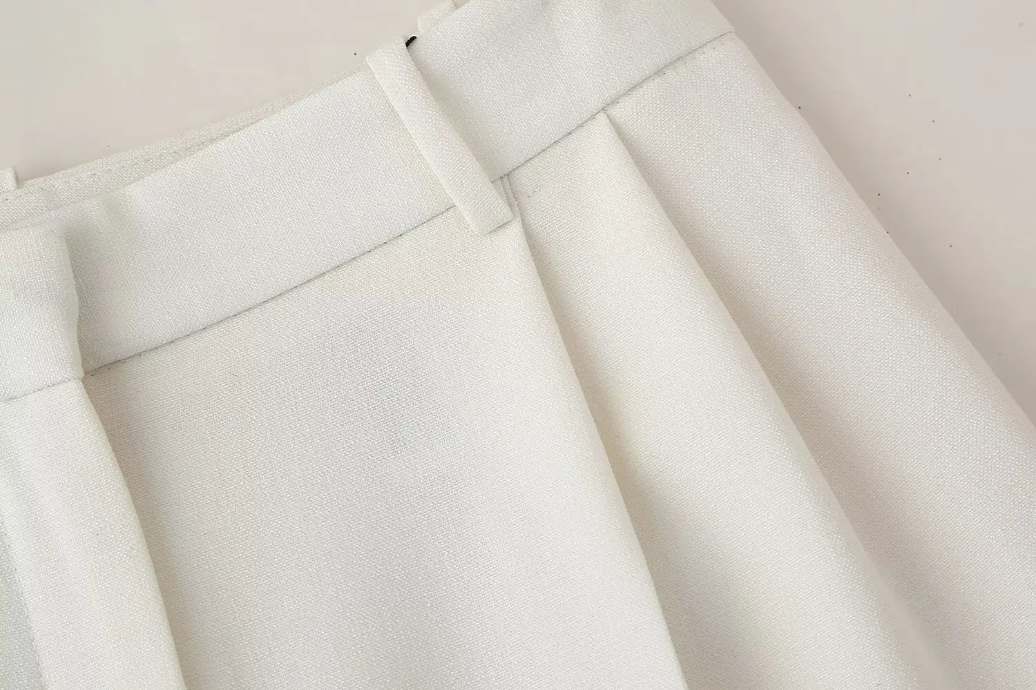 2 Piece Vest and Pants Set – Sleeveless Crop Blazer Top & High Waist Wide Leg Pants