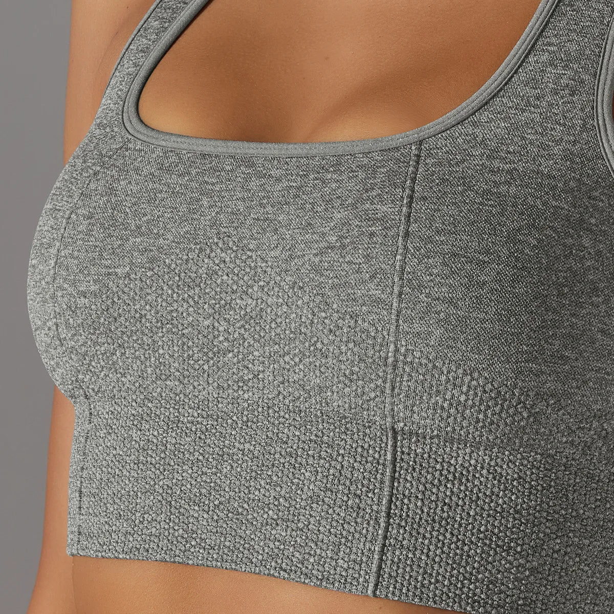 Seamless Racerback Sports Bra – Gym, Yoga & Pilates Activewear