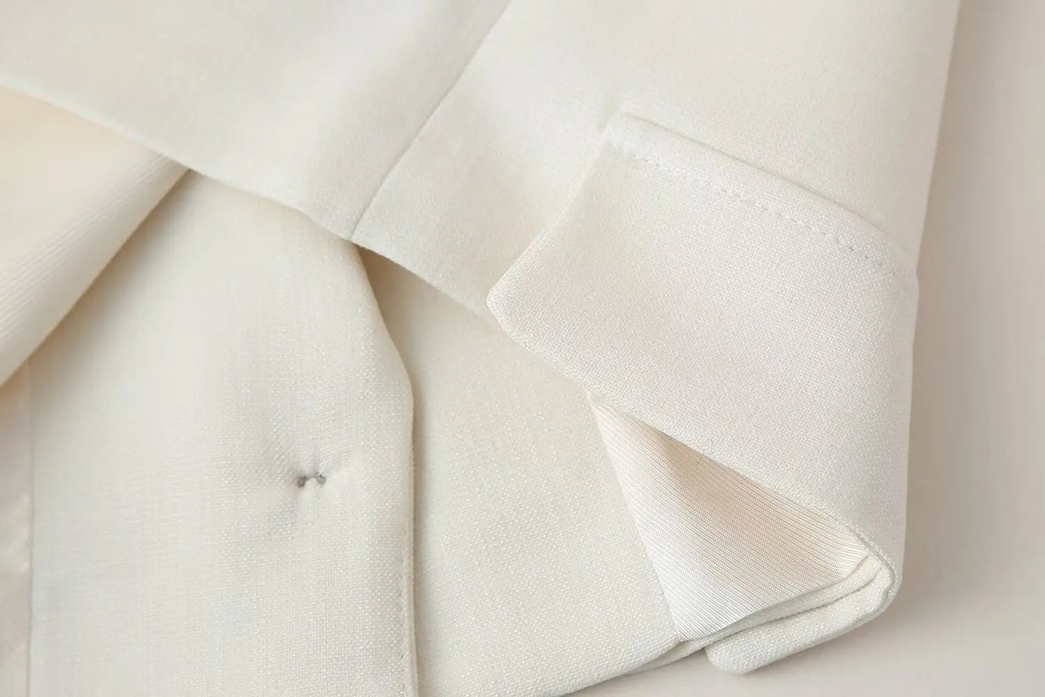 2 Piece Vest and Pants Set – Sleeveless Crop Blazer Top & High Waist Wide Leg Pants