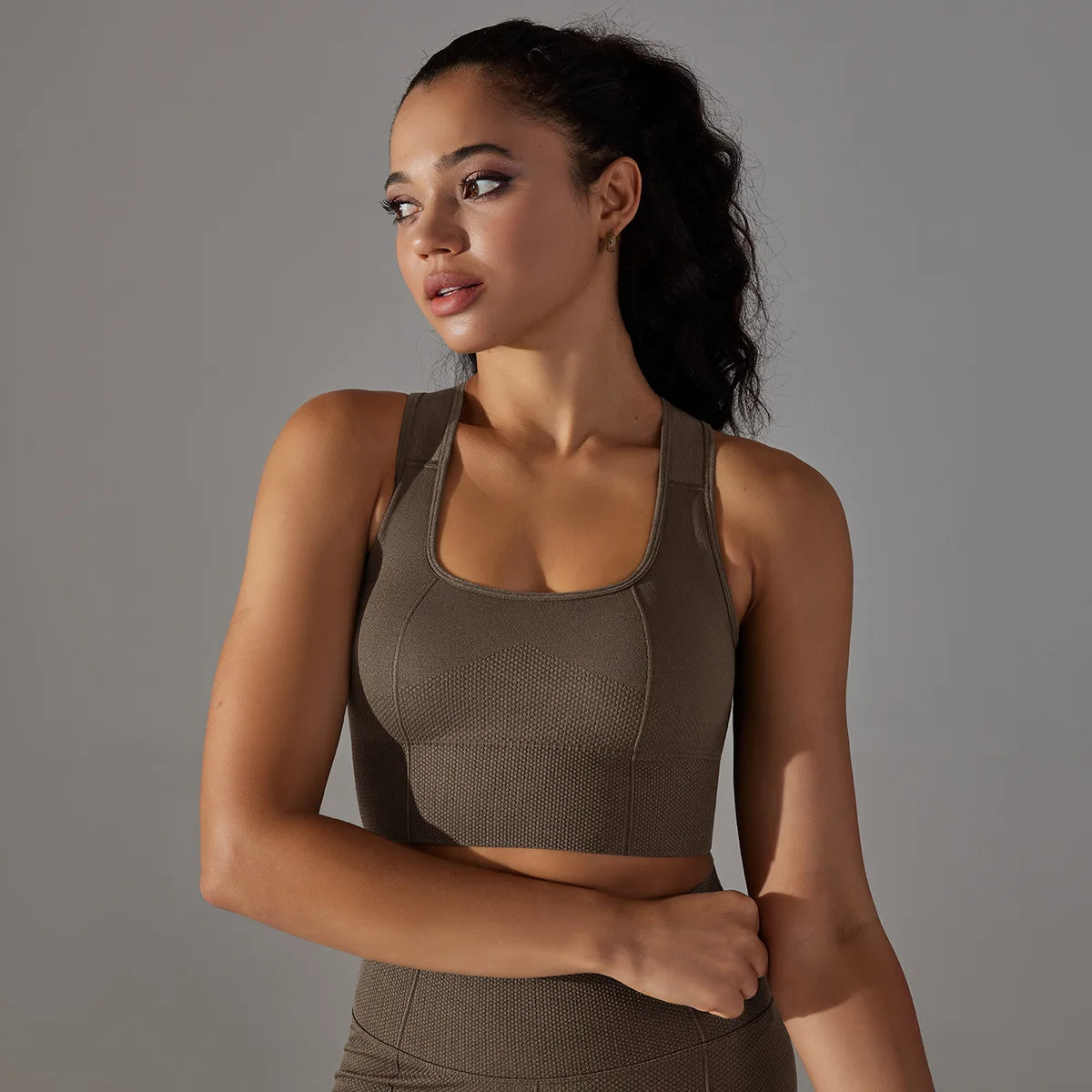 Seamless Racerback Sports Bra – Gym, Yoga & Pilates Activewear