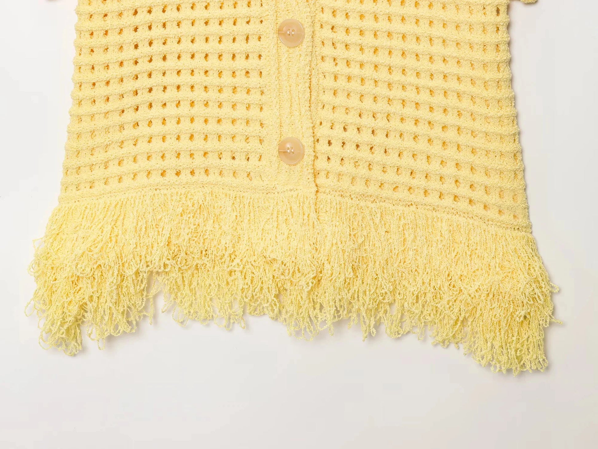 Knitted Two Piece Set – Tassel Short Sleeve Top & Mini Skirt Co ord Outfit