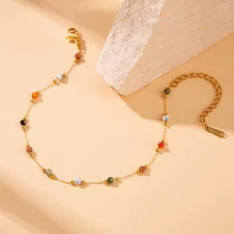Honey Veil - Bracelet - Stainless Steel-Jordyn the Label