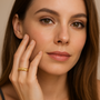 Croissant Braid - Ring - Stainless Steel-Jordyn the Label