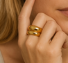 Lustrous Bloom - Ring - Stainless Steel-Jordyn the Label