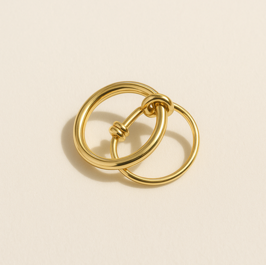 Luna Belle - Ring - Stainless Steel-Jordyn the Label