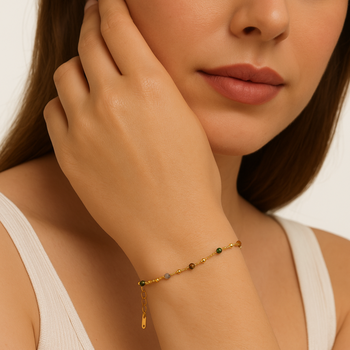 Honey Veil - Bracelet - Stainless Steel-Jordyn the Label