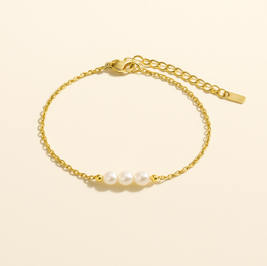 Sweat Water Pearl - Bracelet - Stainless Steel-Jordyn the Label