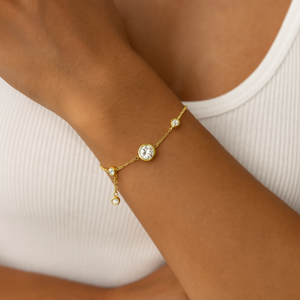 Dainty Glow - Bracelet - Stainless Steel-Jordyn the Label