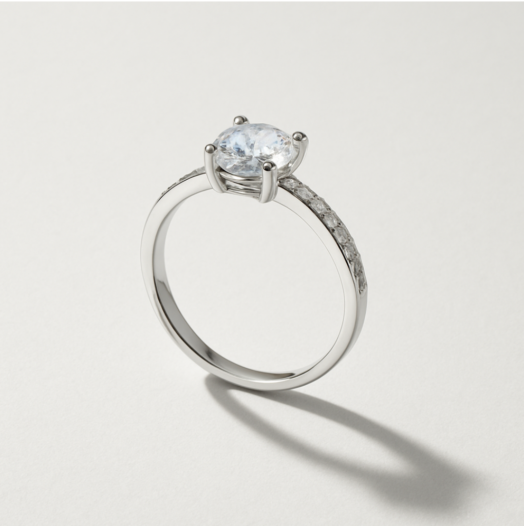 Radiant Silver - Ring - Stainless Steel-Jordyn the Label