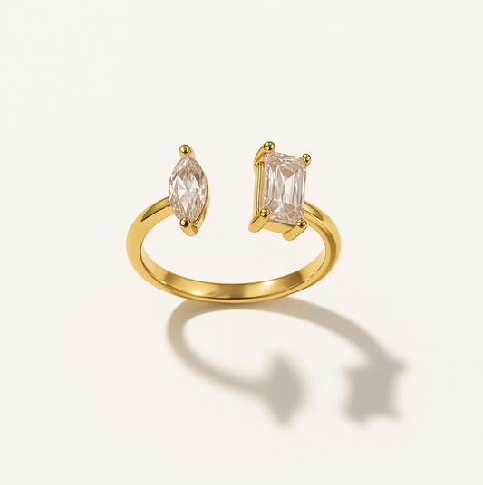 Glowing Embrace - Ring - Stainless Steel-Jordyn the Label