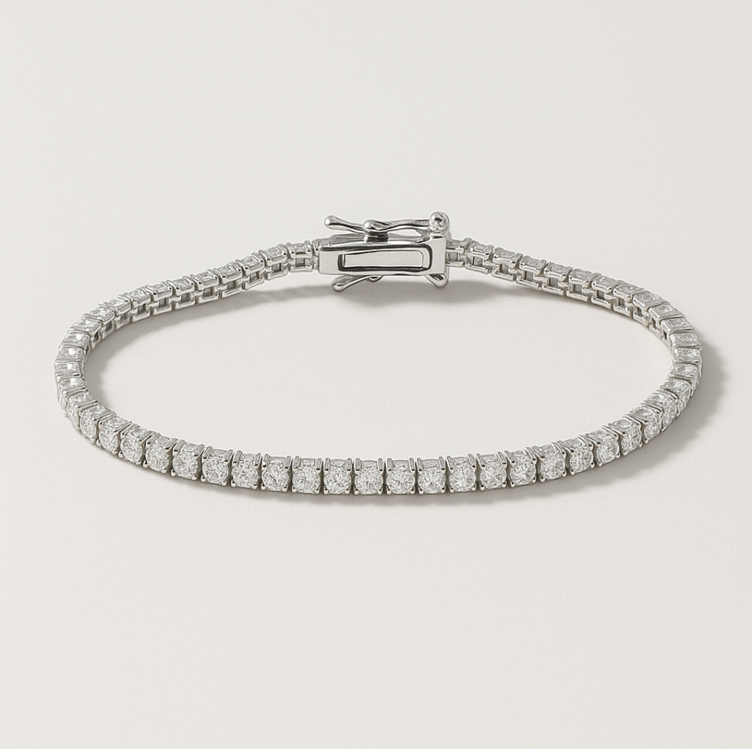 Lustrous Spark - Bracelet - Stainless Steel-Jordyn the Label