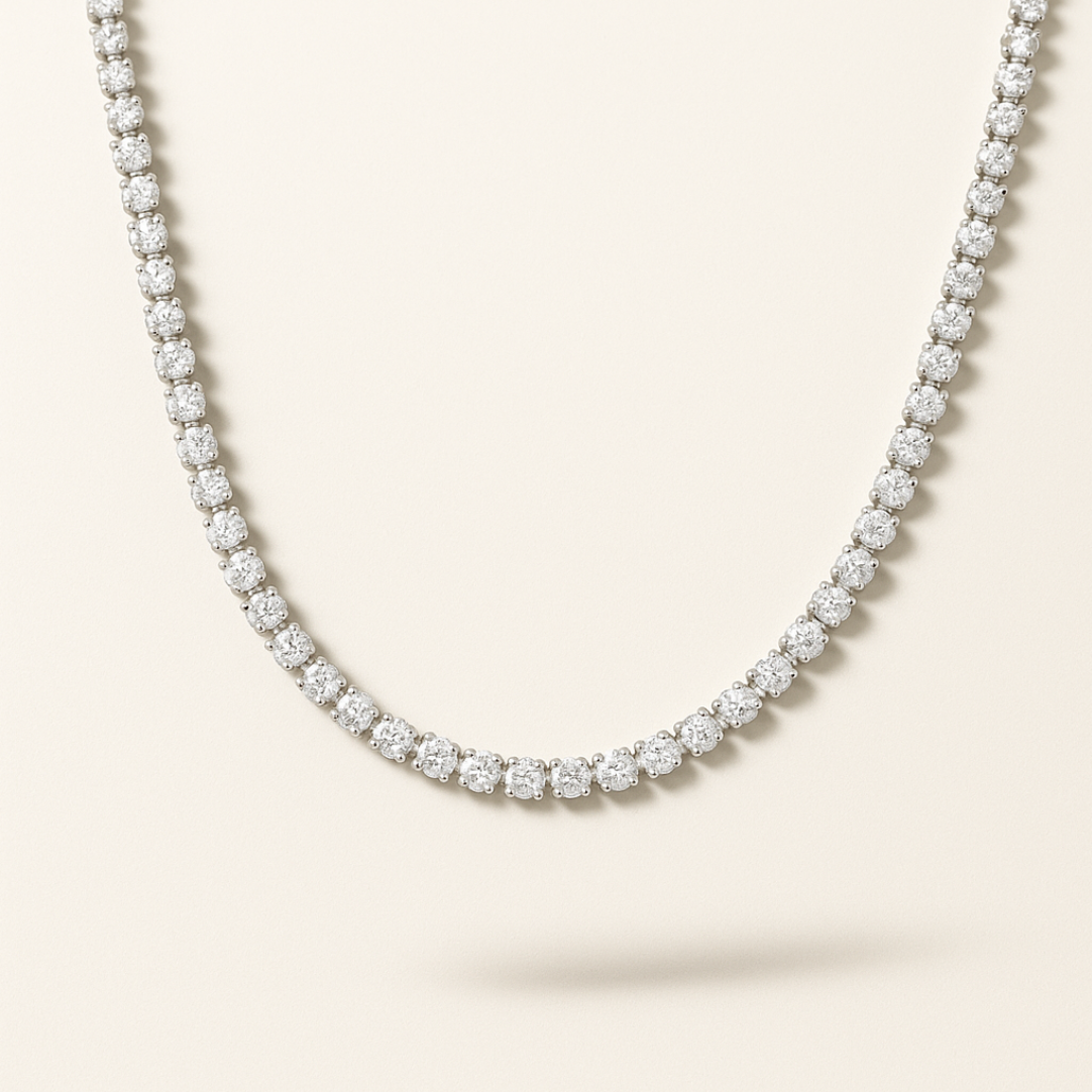 Radiance Tennis - Necklace - Stainless Steel-Jordyn the Label