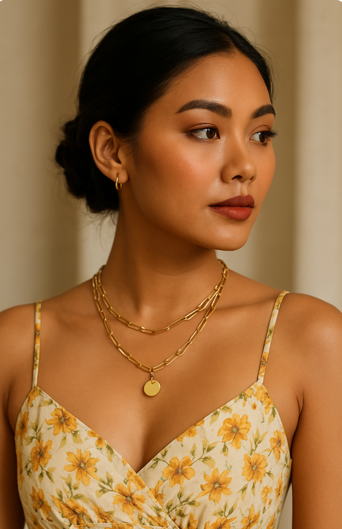 Forever Tied - Necklace - Stainless Steel-Jordyn the Label