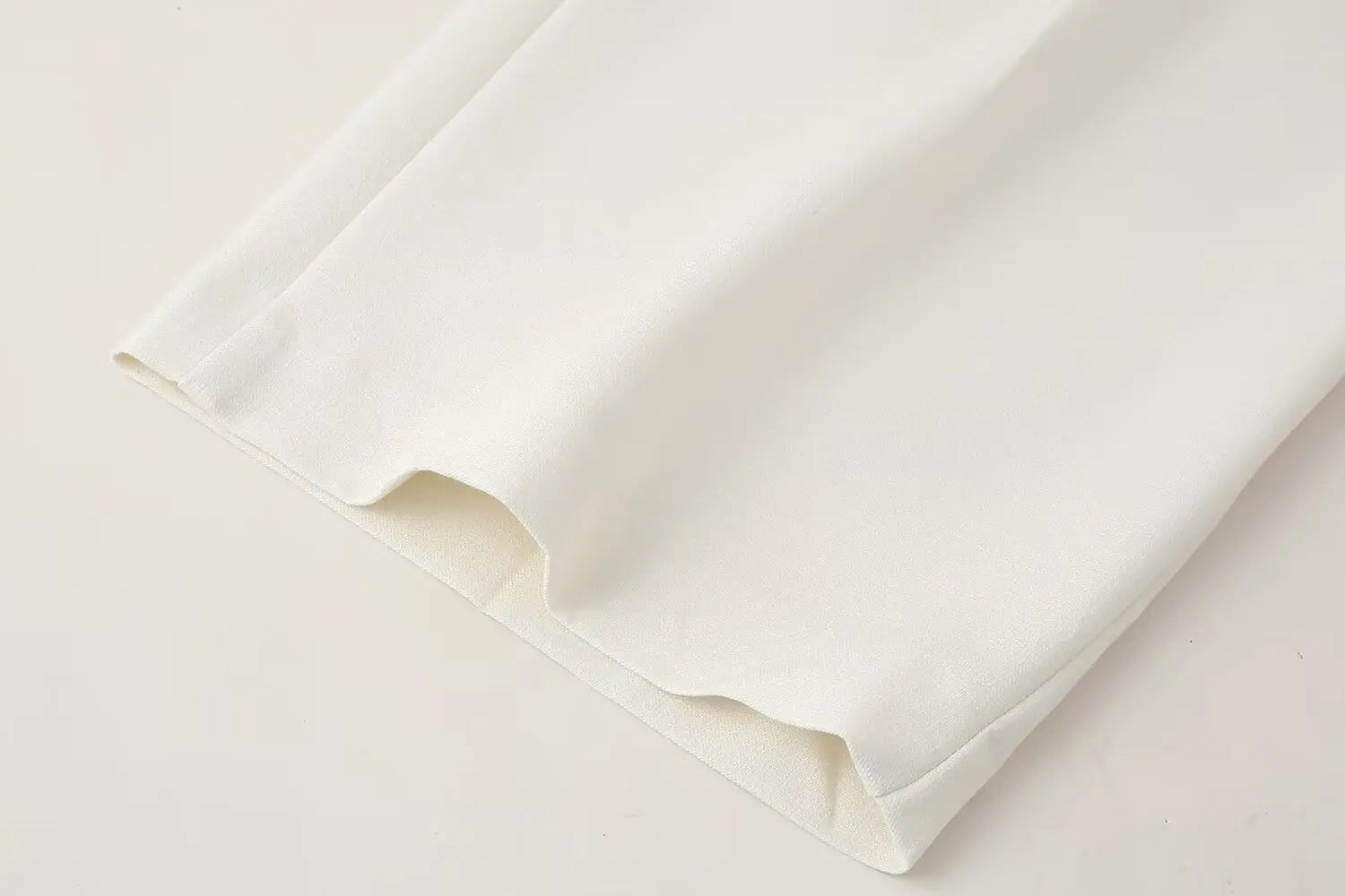 2 Piece Vest and Pants Set – Sleeveless Crop Blazer Top & High Waist Wide Leg Pants