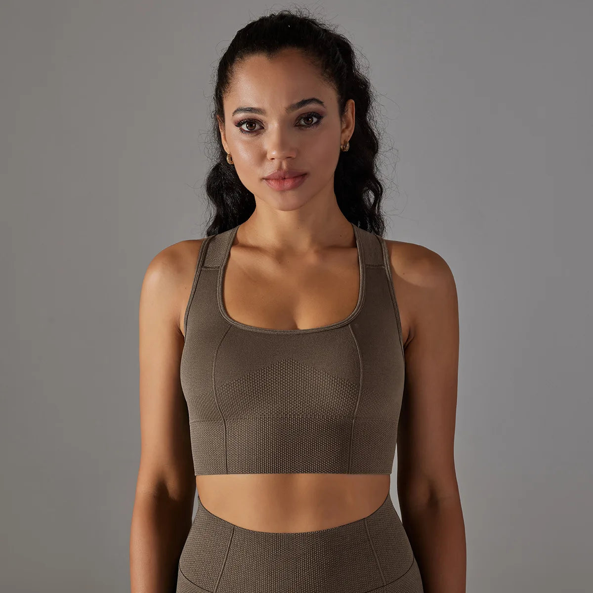 Seamless Racerback Sports Bra – Gym, Yoga & Pilates Activewear