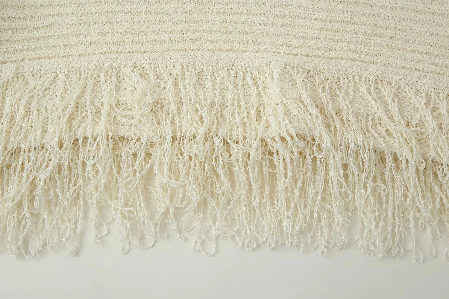 Knitted Two Piece Set – Tassel Short Sleeve Top & Mini Skirt Co ord Outfit