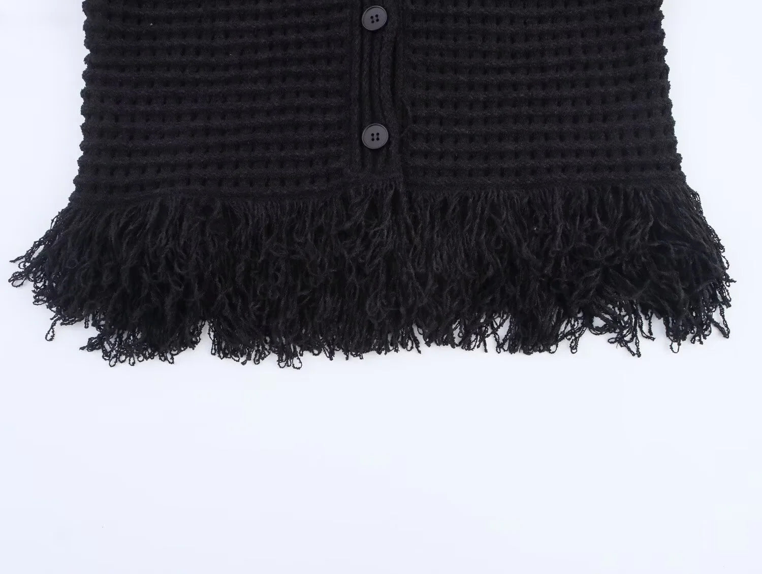 Knitted Two Piece Set – Tassel Short Sleeve Top & Mini Skirt Co ord Outfit