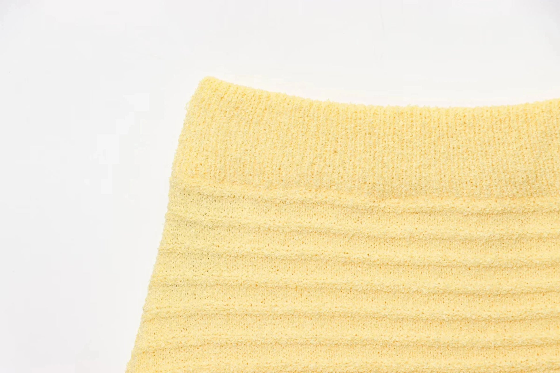 Knitted Two Piece Set – Tassel Short Sleeve Top & Mini Skirt Co ord Outfit