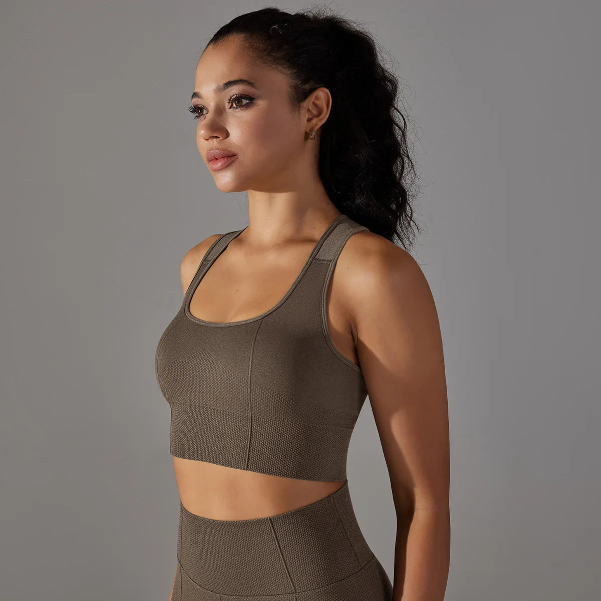 Seamless Racerback Sports Bra – Gym, Yoga & Pilates Activewear
