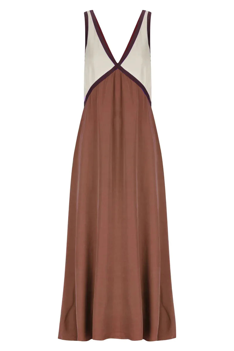 Sleeveless V Neck Maxi Dress – Breathable Summer Long Dress